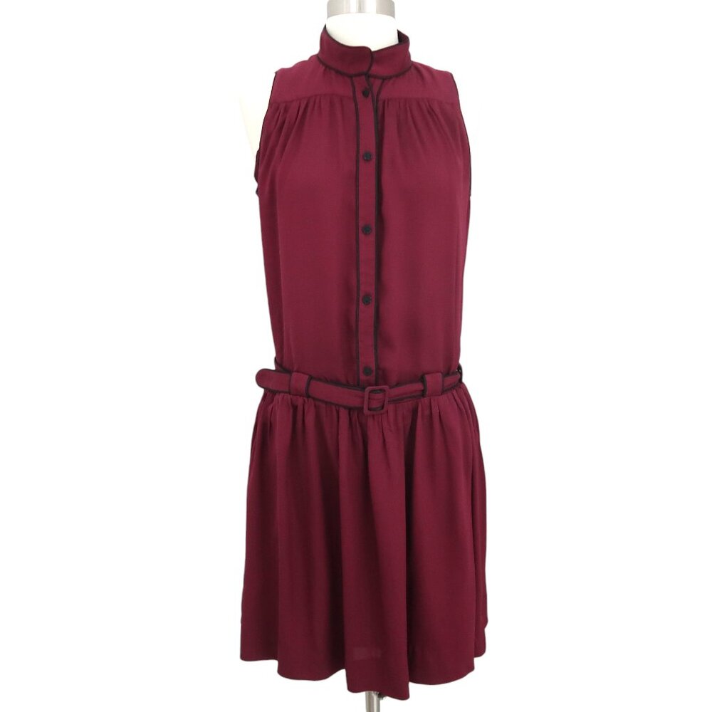 MARTIN GRANT Drop waist silk dress sz M